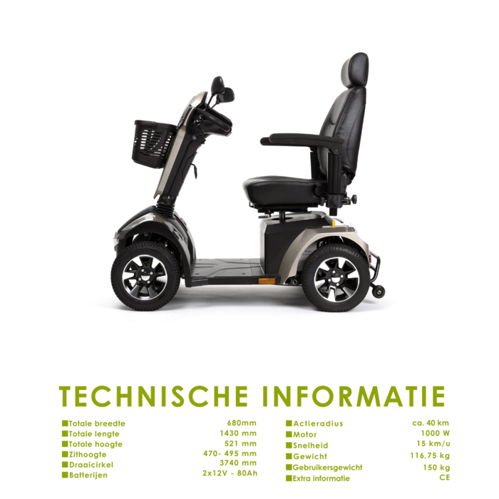 Trottinette d'extérieur Mercurius 4 LTD