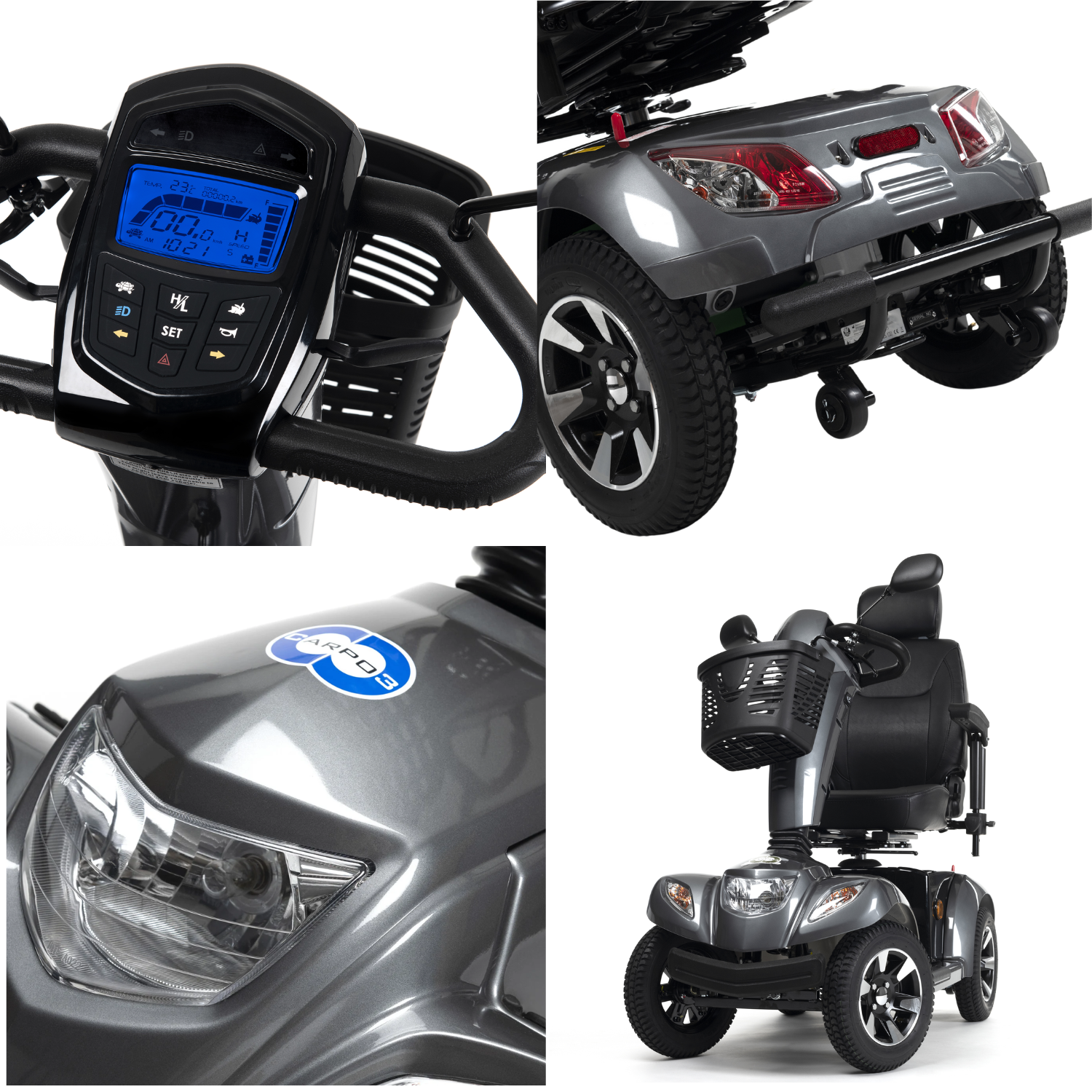 Carpo 3 - Outdoor scooter with 3 wheels