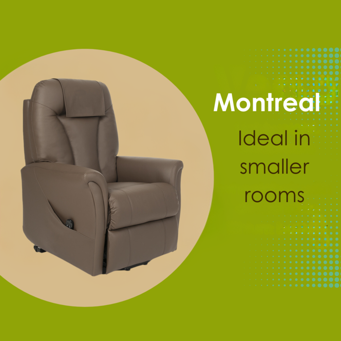 Fauteuil relaxant Montréal confortable avec coussins épais