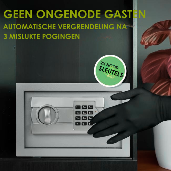 Electronic safe for auxiliary keys
