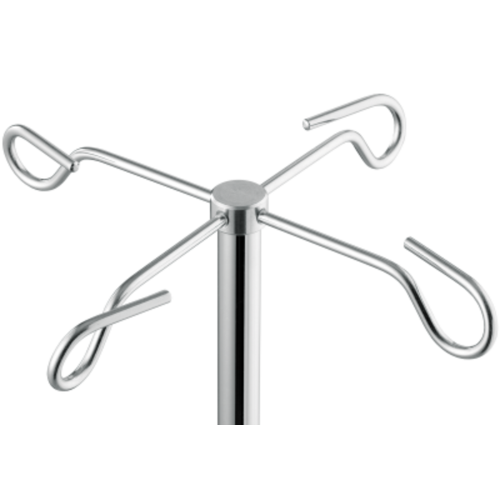 Chrome plated serum holder