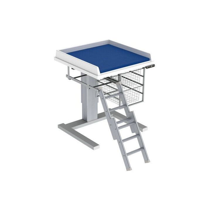 Electric changing table with variable height
