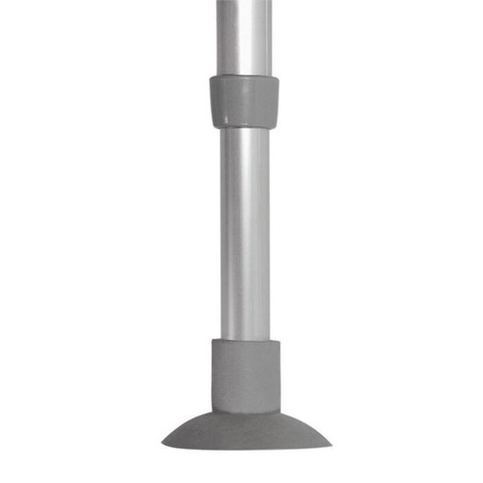 Shower stool with recess at the front