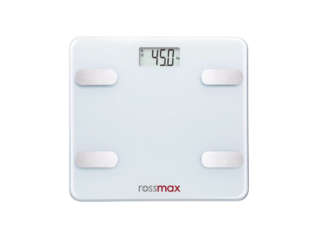Pèse-personne numérique Moniteur de graisse corporelle Rossmax + Bluetooth