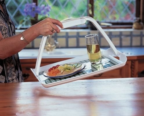 Eénhandig dienblad met antislip