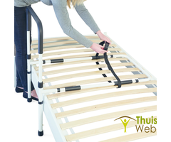 Bed support with ground support