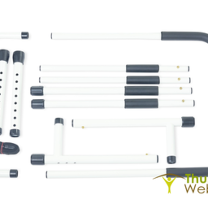Bed support with ground support