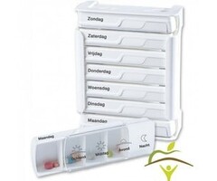 Pill box Anabox Compact for 1 week, 4 compartments per day