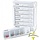 Pilulier Anabox Compact pour 1 semaine, 4 compartiments par jour