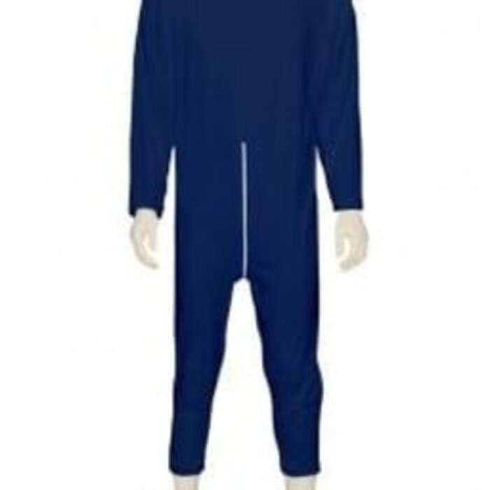 GCare verpleegpyjama lange mouwen en benen, marine blauw