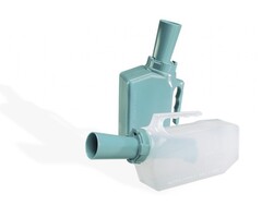 Urinal with backflow protection - male