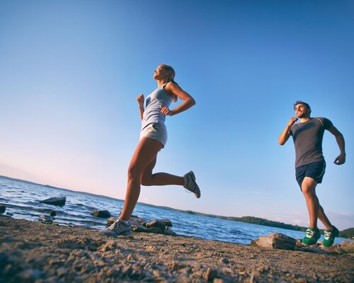 How can you exercise during a heat wave?