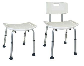 Table de douche avec siège en forme de Duro