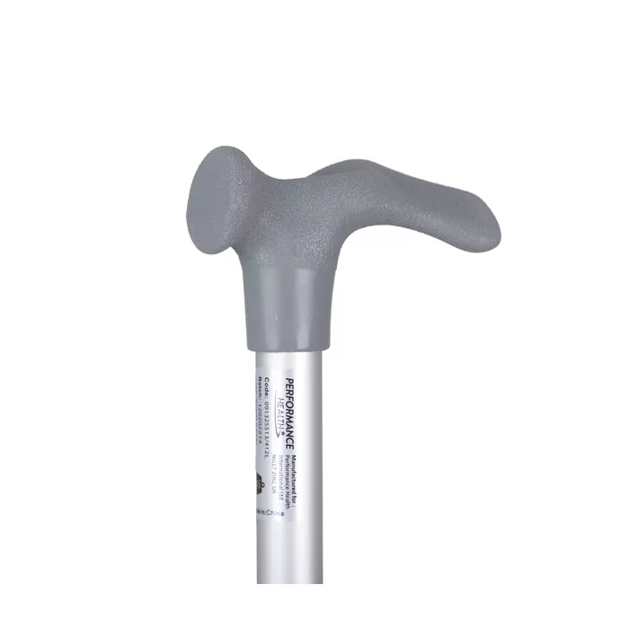 Wandelstok aluminium met anatomische handgreep Economy