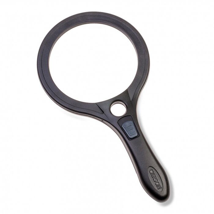 Vergrootglas rond met ledverlichting