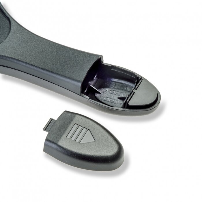 Round magnifying glass with LED lighting