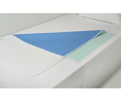 Wasbare bed onderlegger met instopstroken