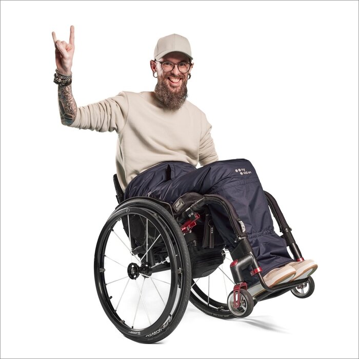 Protection des jambes pour fauteuil roulant Hiver