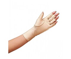 Gants contre l'œdème - demi-doigts sur le poignet