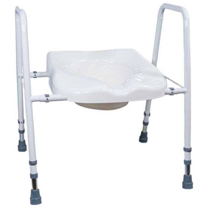Adjustable Toilet Seat and Frame