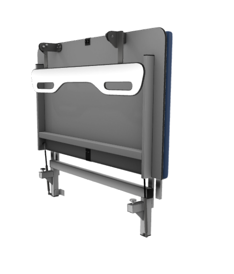 Table à langer à hauteur fixe 70 x 120 cm