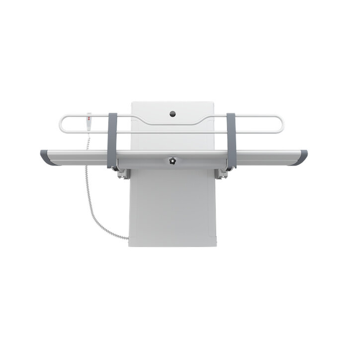 Shower stretcher, electrically height adjustable, 2 models