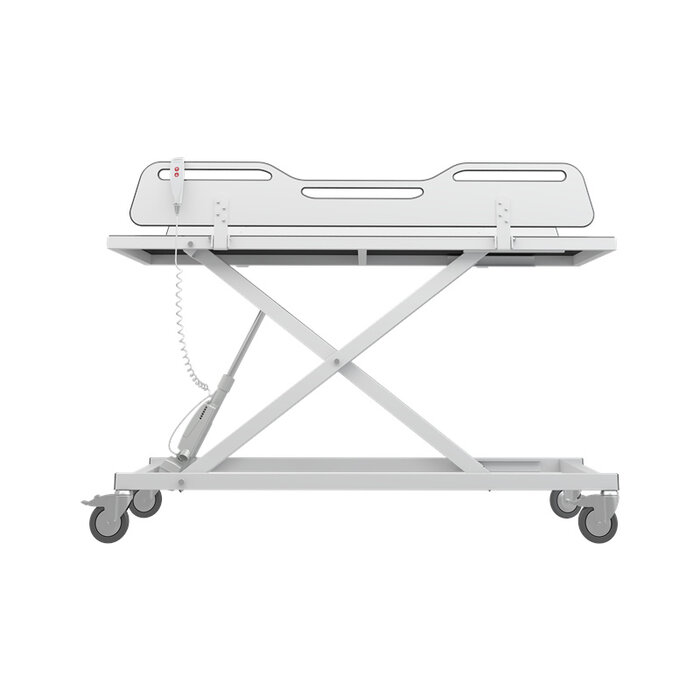 Mobile changing table, electrically height adjustable - available in 3 lengths