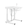 Freestanding changing table, electrically adjustable in height