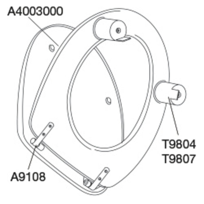 Toilet seat with lid raised 5 or 10 cm