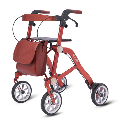 Déambulateur compact double pliable