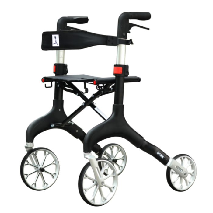 Manhattan rollator Black (including bag and backrest)