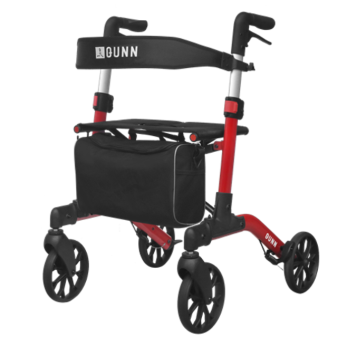 Brooklyn Double Folding Rollator (including bag and backrest)