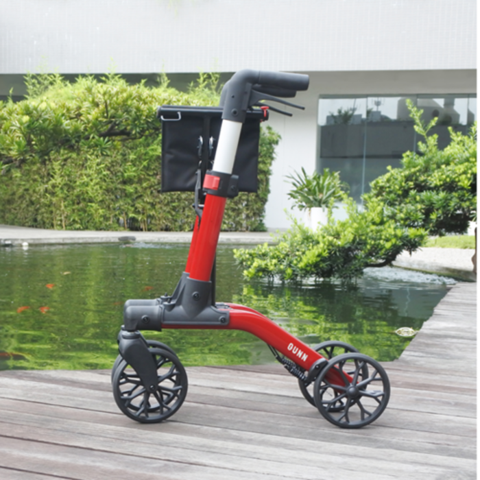 Brooklyn Double Folding Rollator (including bag and backrest)