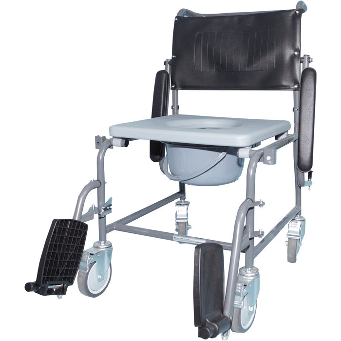 Economical mobile toilet chair