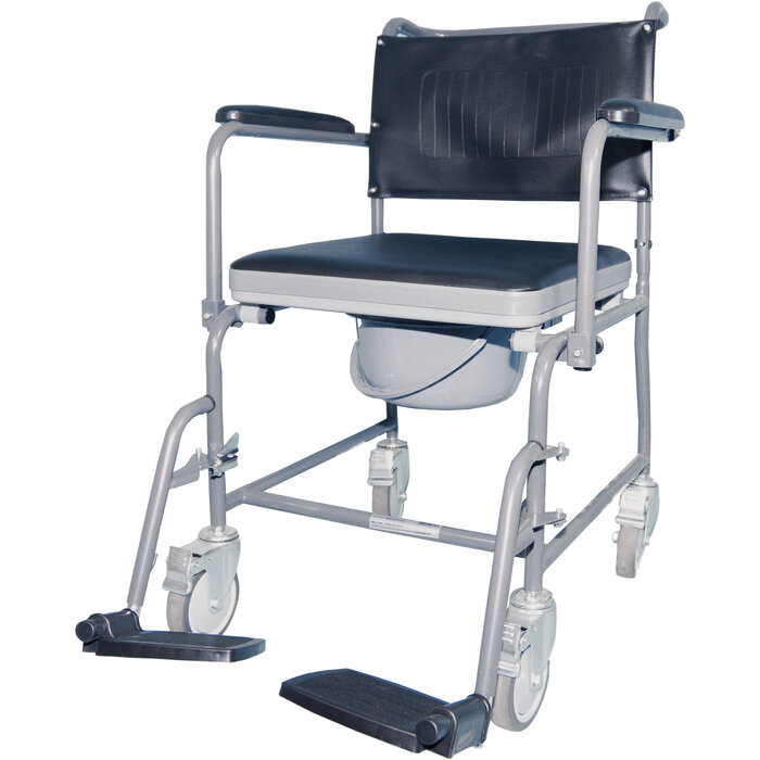 Economical mobile toilet chair