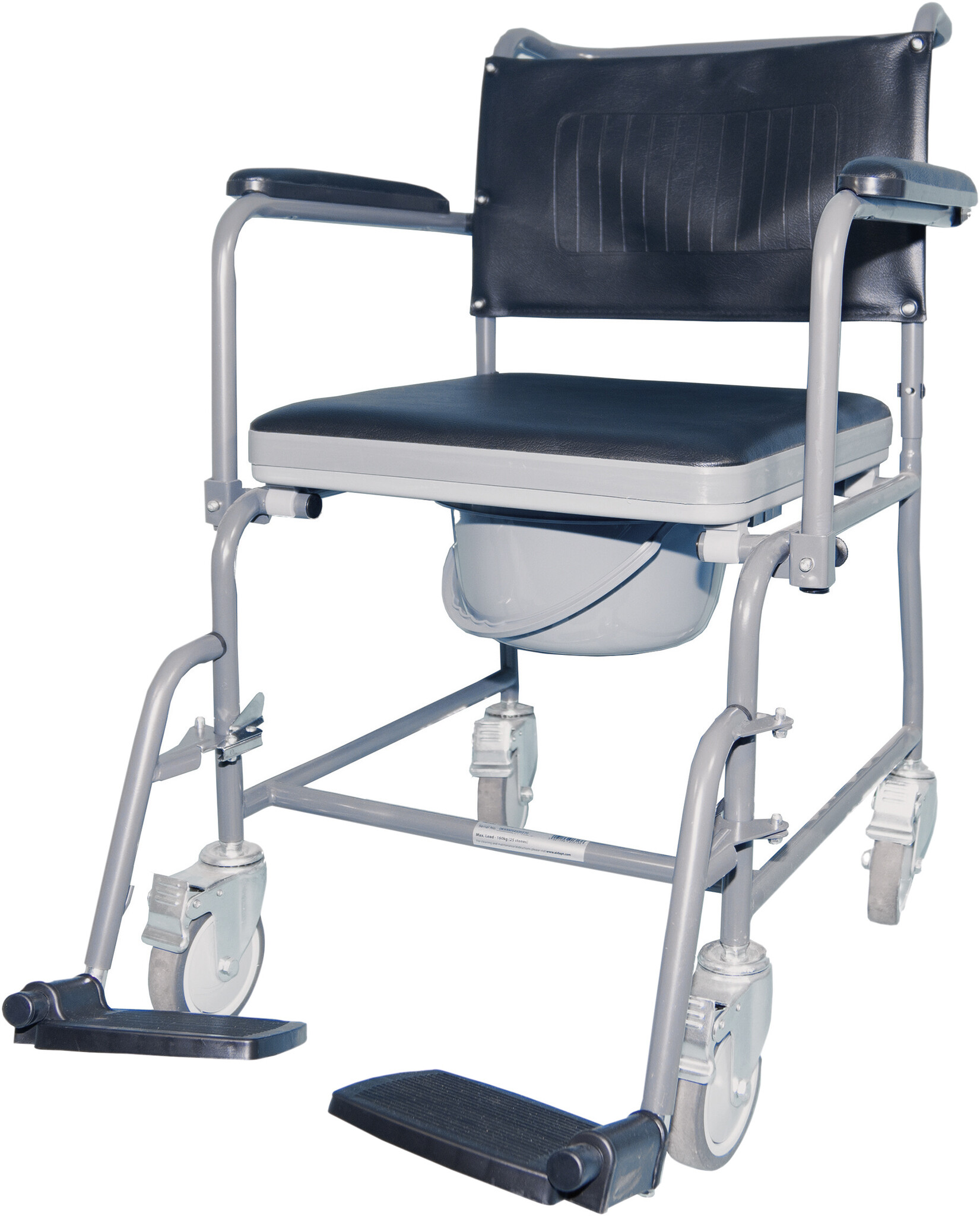 Economical mobile toilet chair