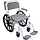 Self-propelled shower toilet chair