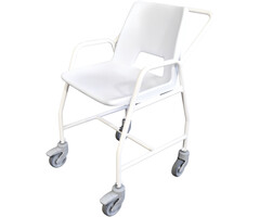 Hythe mobile shower chair with wheels