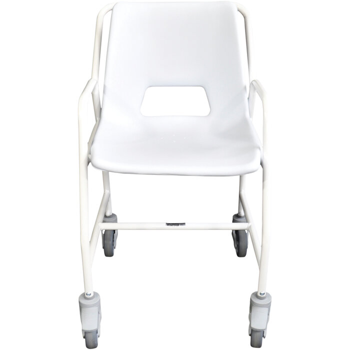 Hythe mobile shower chair with wheels