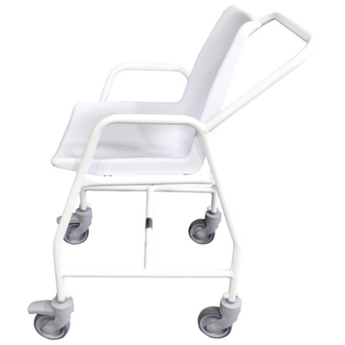 Hythe mobile shower chair with wheels