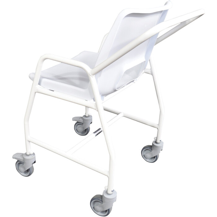 Hythe mobile shower chair with wheels