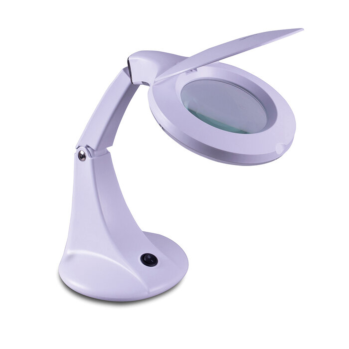 Eagle Desktop LED Twin Arm Illuminated Magnifier With Lens