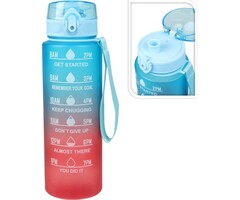Motivation Water Bottle - Drinking Bottle 1 Liter