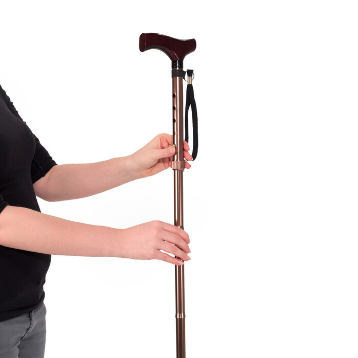 Foldable walking stick