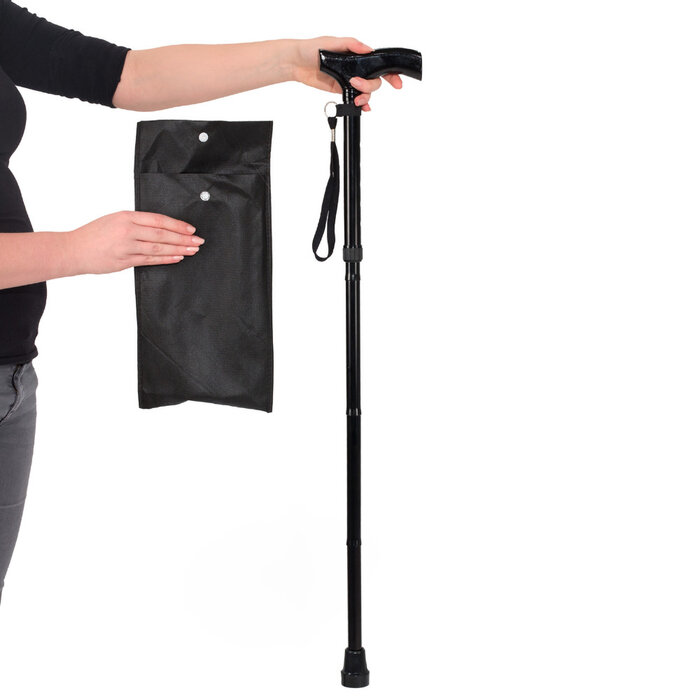 Foldable walking stick
