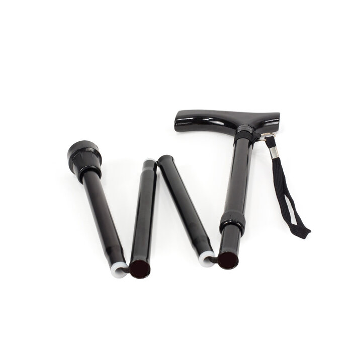 Foldable walking stick
