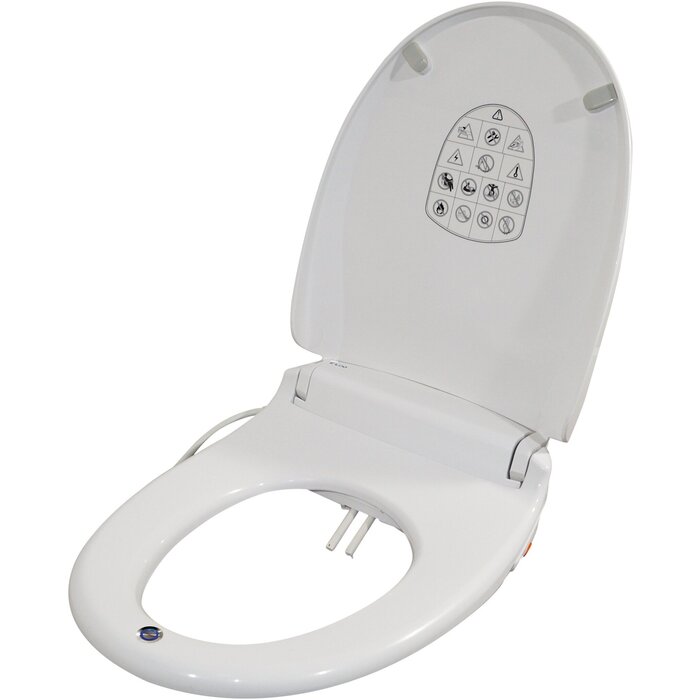 E Loo Toiletbril met Bidet Reiniging met een Warme Lucht Föhn, Nachtlampje en Verwarmde Zitcomfort