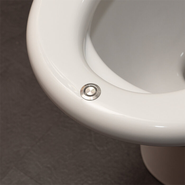 E Loo Toiletbril met Bidet Reiniging met een Warme Lucht Föhn, Nachtlampje en Verwarmde Zitcomfort