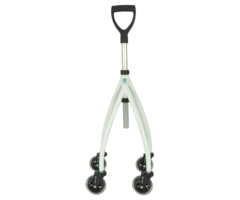 De rollator die met één hand te gebruiken is: de Wheeleo®