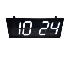 Horloge LED avec grands chiffres